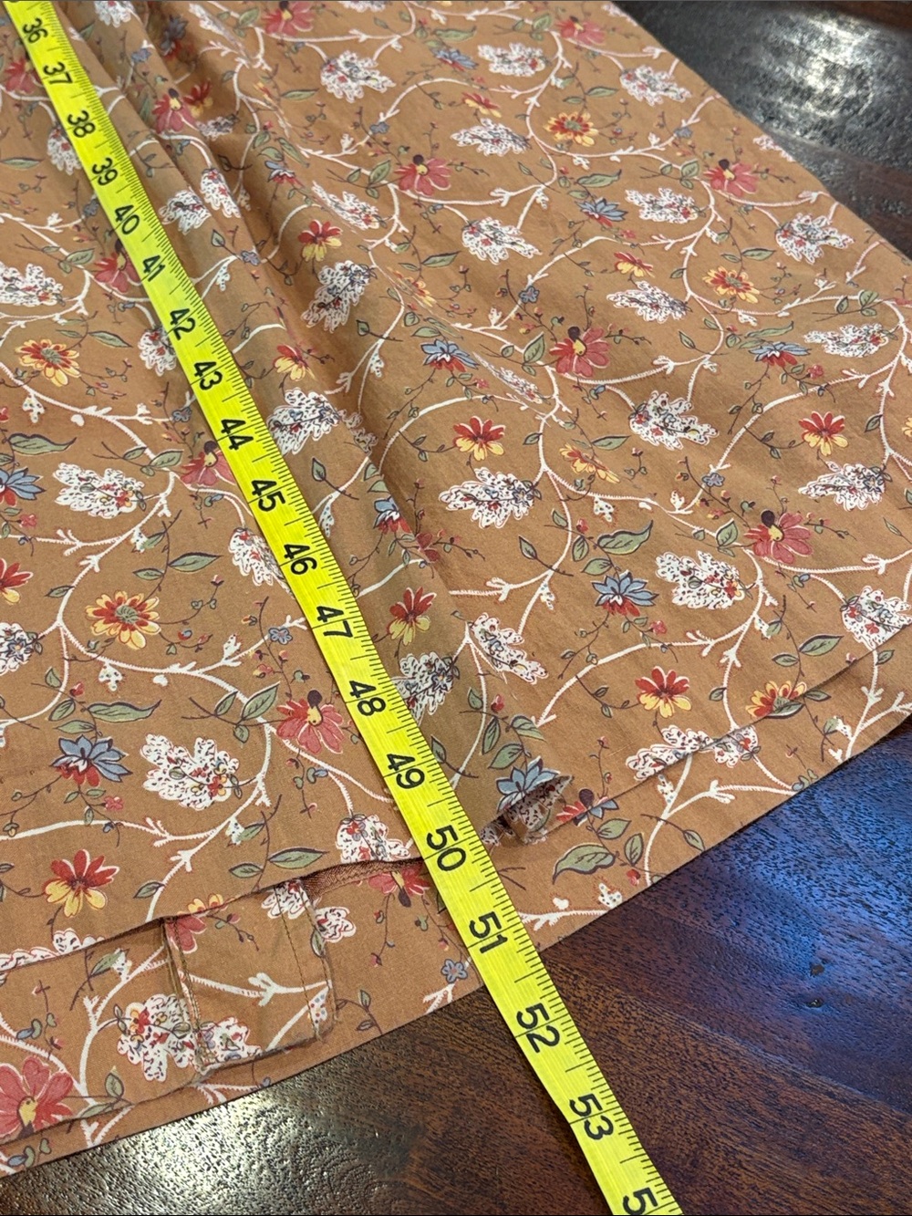 Vintage Ralph Lauren Blue Label 70s Floral Prairie V-Neck Open Back Dress 10 - Picture 14 of 14
